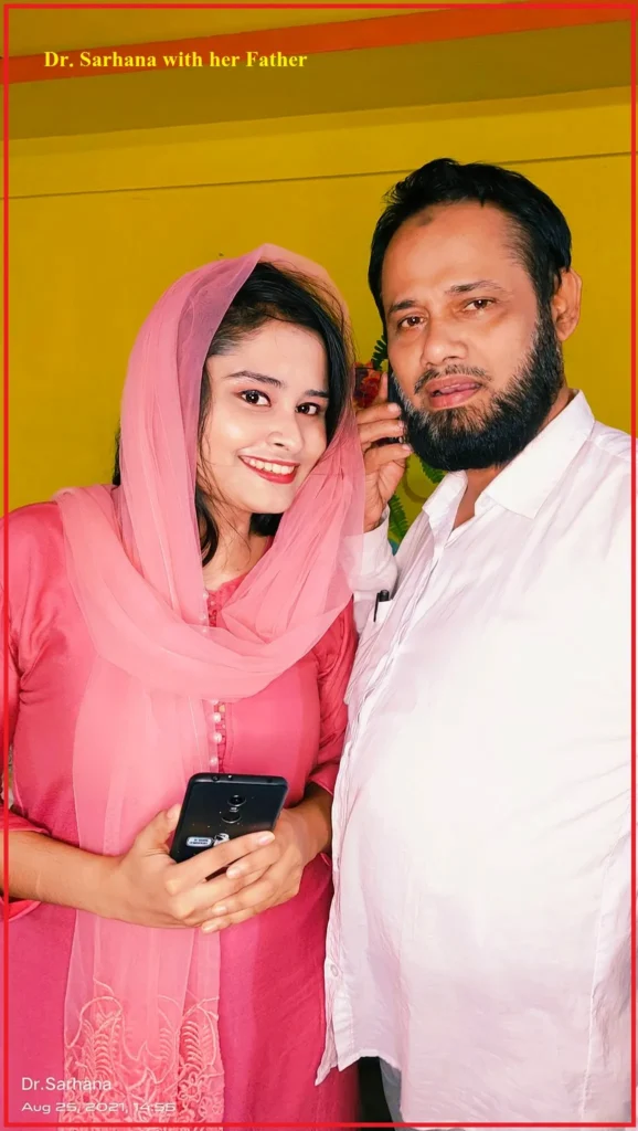 Dr. Sarhana with her Father