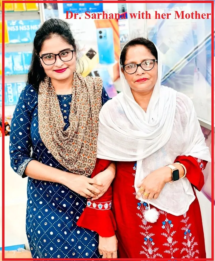 Dr. Sarhana with her Mother