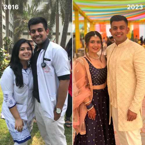 DR Manan Vora with her wife