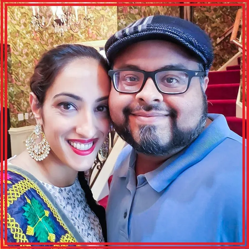 Dr Rena Malik with her Husband