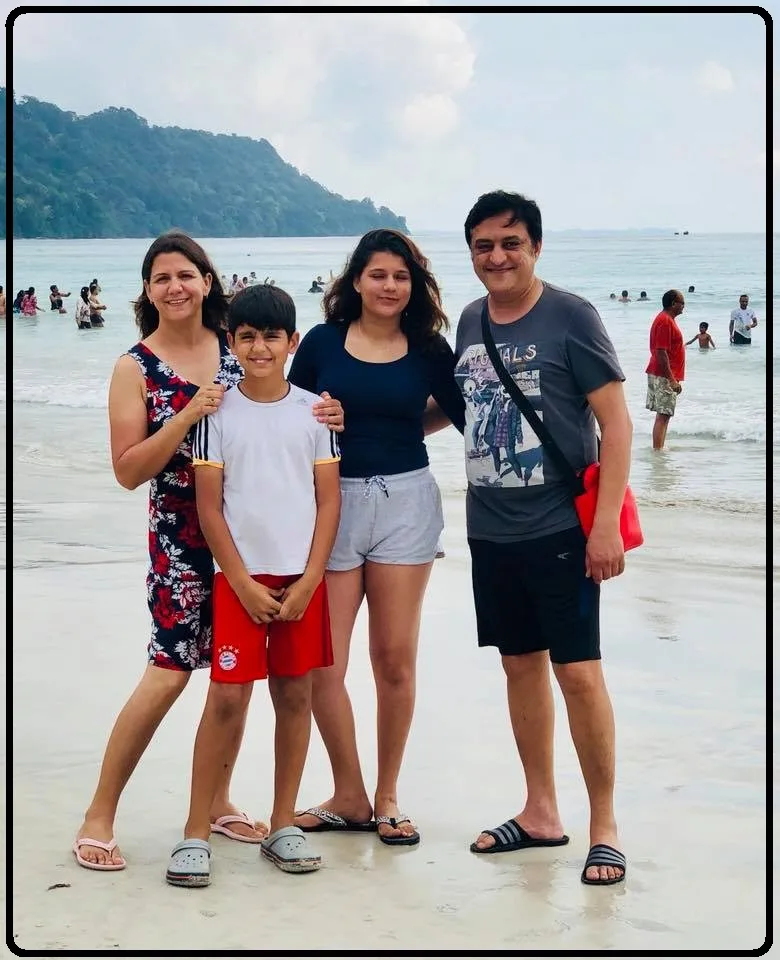 Dr. Arun Saroha with Family